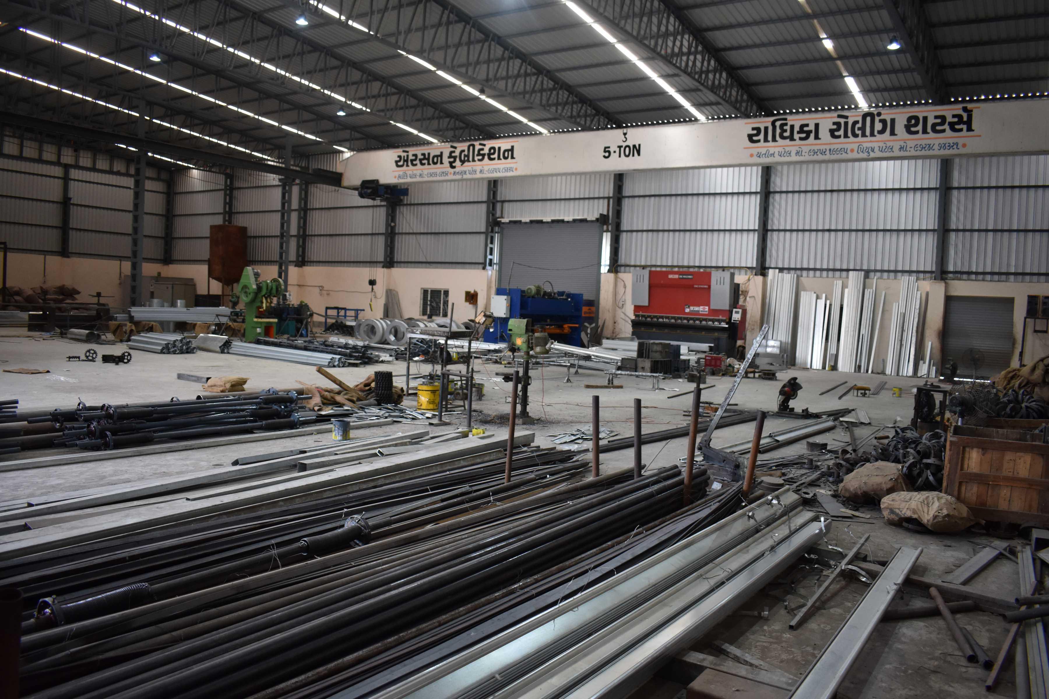 Roll-forming line & finished galvanized profiles